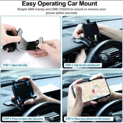 Universal 360° Rotation Multifunctional Car Dashboard Phone Holder