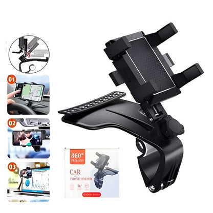 Universal 360° Rotation Multifunctional Car Dashboard Phone Holder