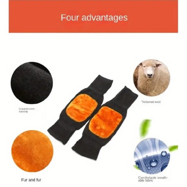 Knee Warmer Woolen - 1 Pair (Random Color)