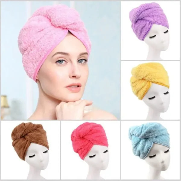 Turby Towel – Super Absorbent Quick-drying Hair Cap